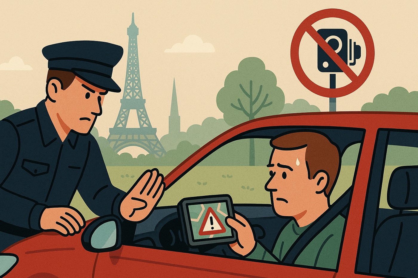 Technologisches No-Go: Radarwarner im Navigationsgerät